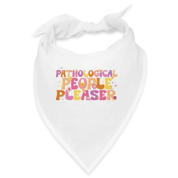 Pathologisch Menschen gefallen - Bandana - Weiß - Vorne