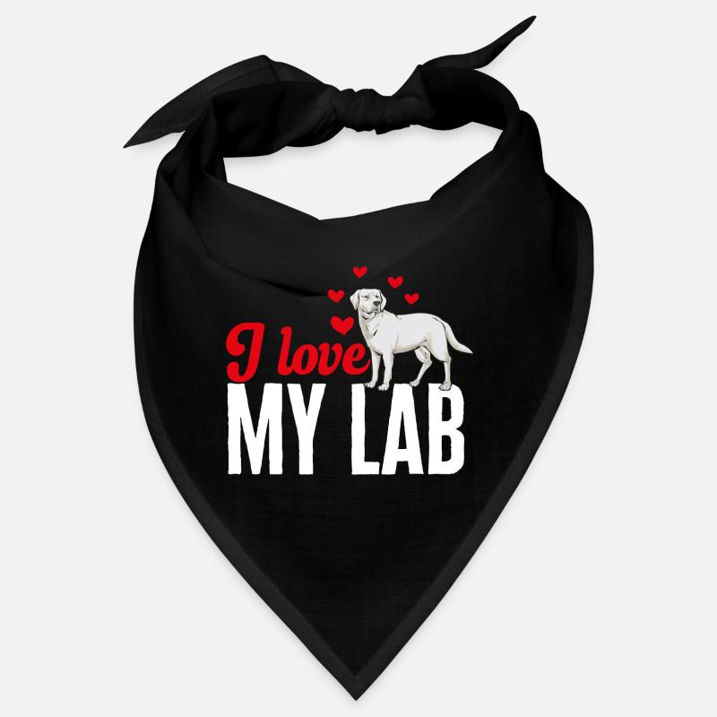 Labrador Retriever blanc Labrador Labrador blanc Bandana