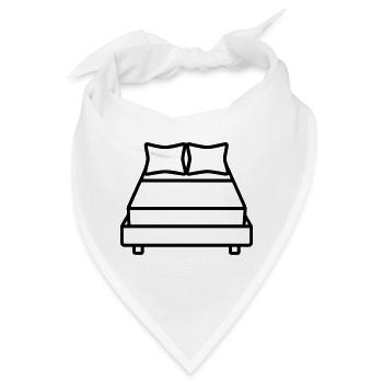 Bett - Bandana - Weiß - Vorne