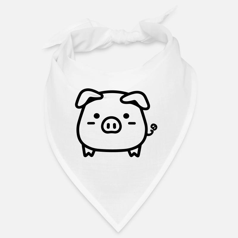 Schwein Bandana