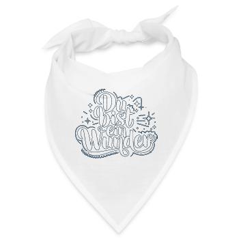 Du bist ein Wunder - Bandana - Weiß - Vorne