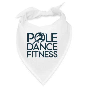 Pole Dance Fitness Pole Tänzerin Stangentanz - Bandana - Weiß - Vorne