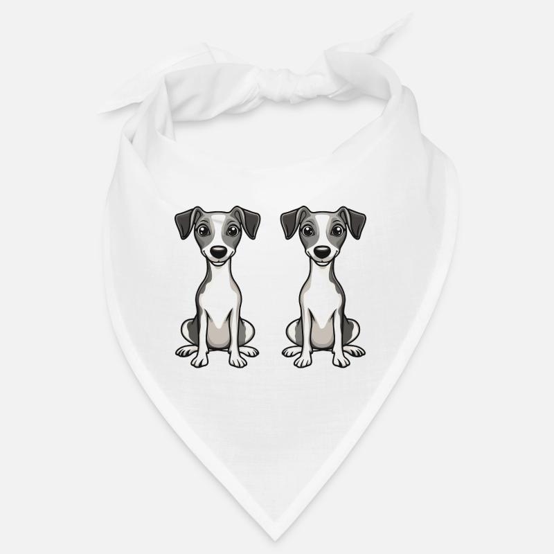 Whippet Hund Comic Bandana