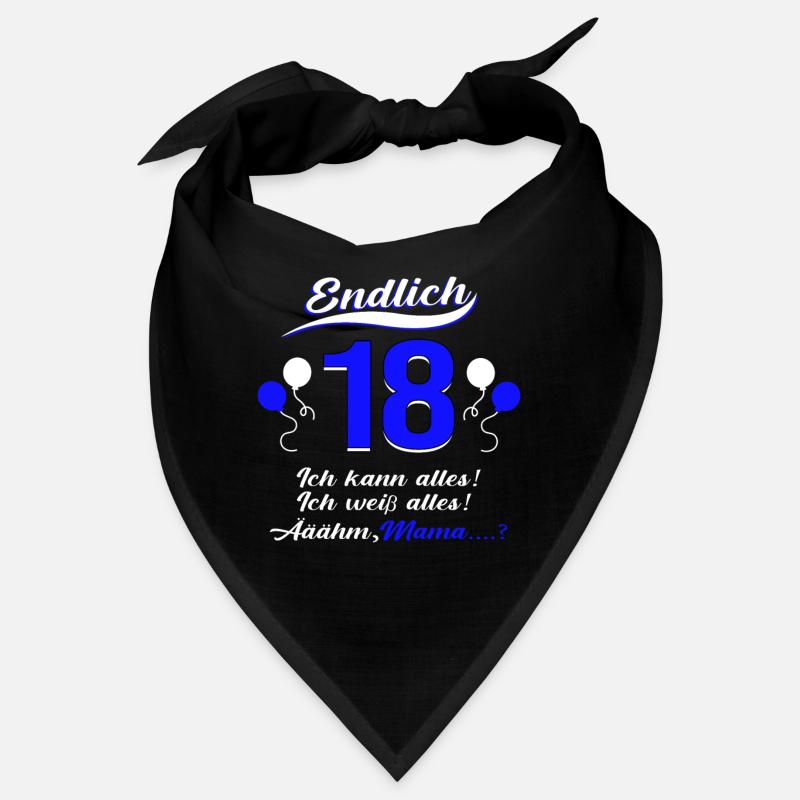 18 Jahre Geburtstagsgeschenk Geschenkidee Bandana