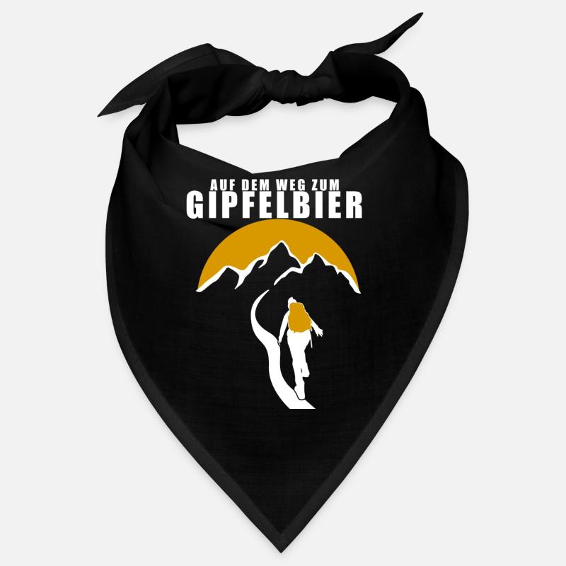 Klettern lustiger Bier Spruch Bandana