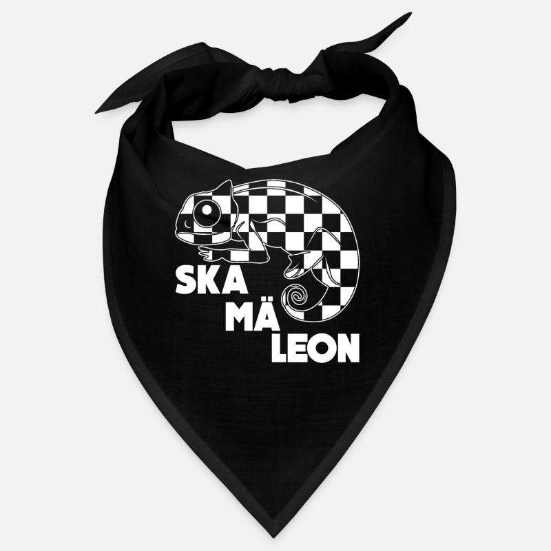 Ska Music and Punk Chessboard Chameleon Bandana