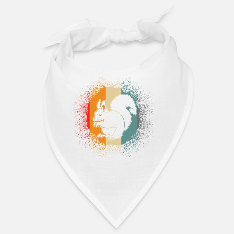 Eichhörnchen Squirrel - Retro Eichörnchen Bandana