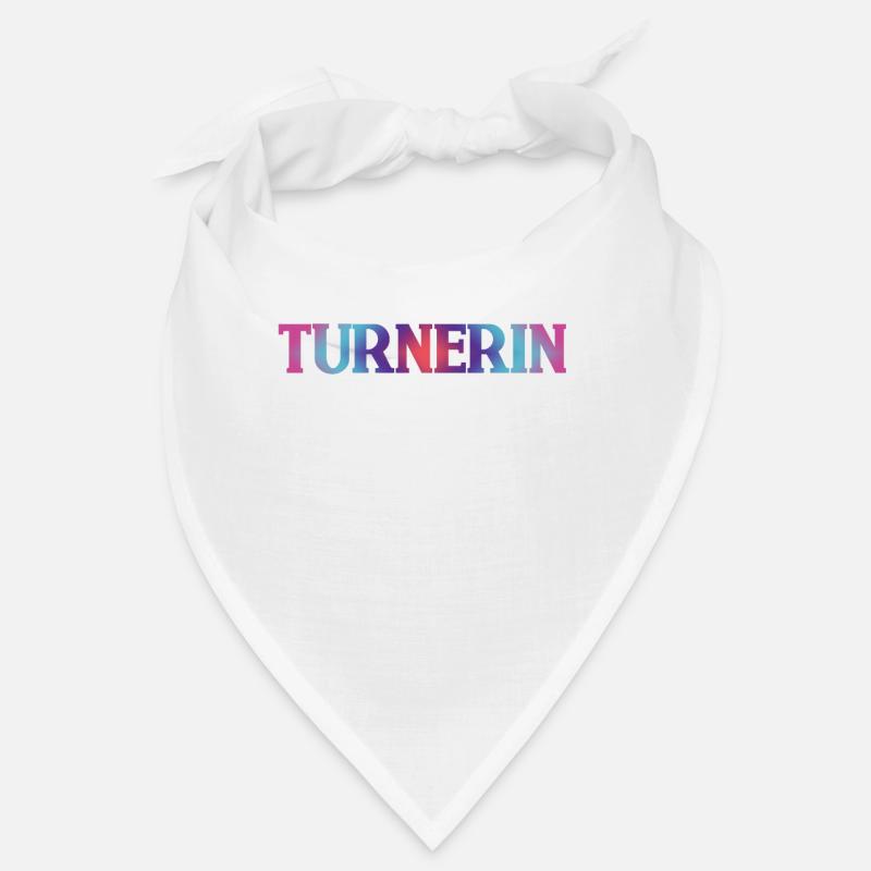 Turnen Handstand Spruch Trainer - Bandana - Weiß