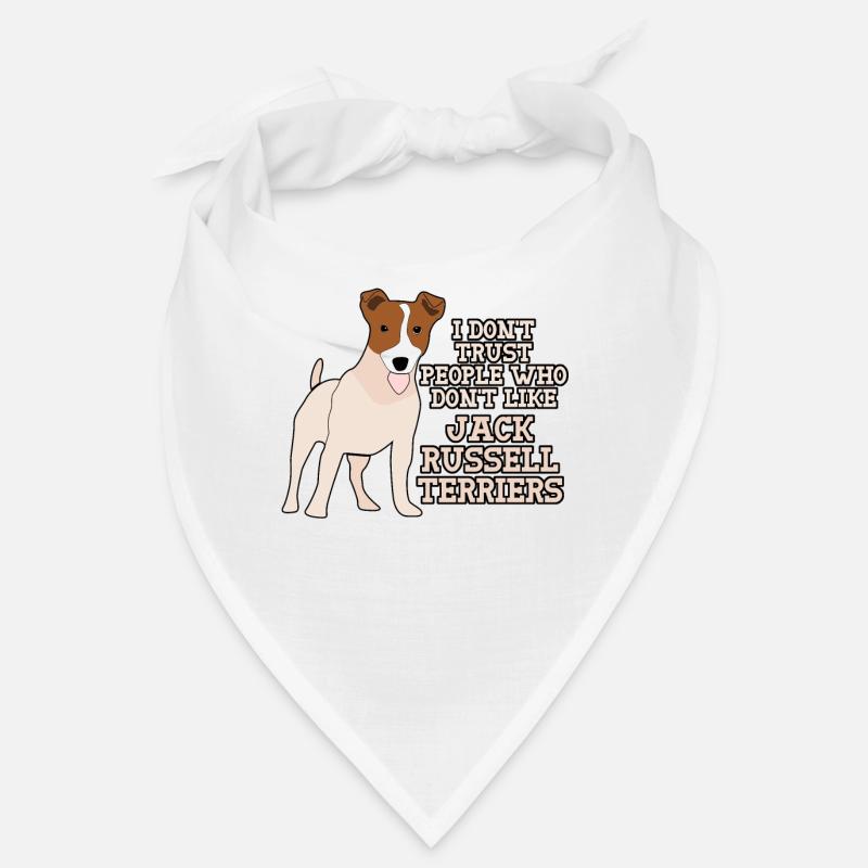Jack Russell Terriers - Bandana - Weiß