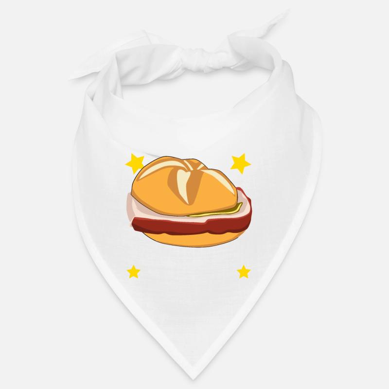Leberkäse Leberkas - Bandana - Weiß