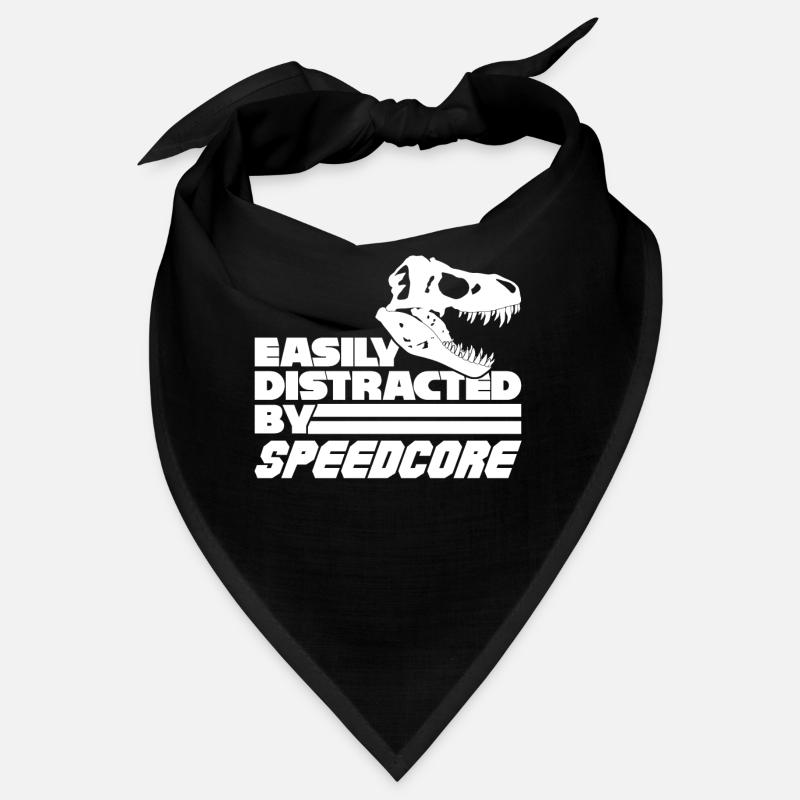 Speedcore Schädel Techno Bandana