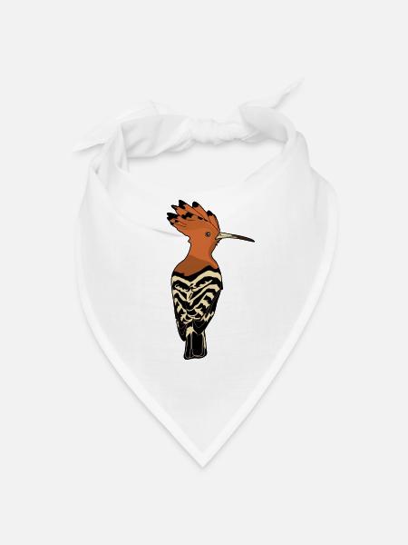 Hoopoe Euraziatische hoopoe Vogels Vogel - Bandana - wit