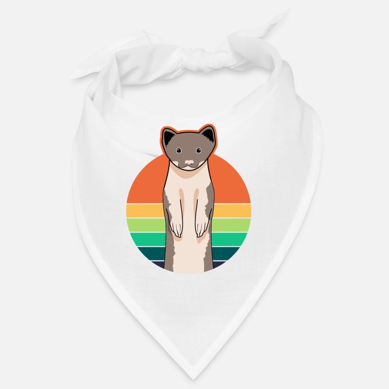 Furet rétro belette martre Bandana