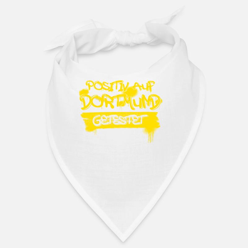 Dortmund Spruch Dortmunder - Bandana - Weiß