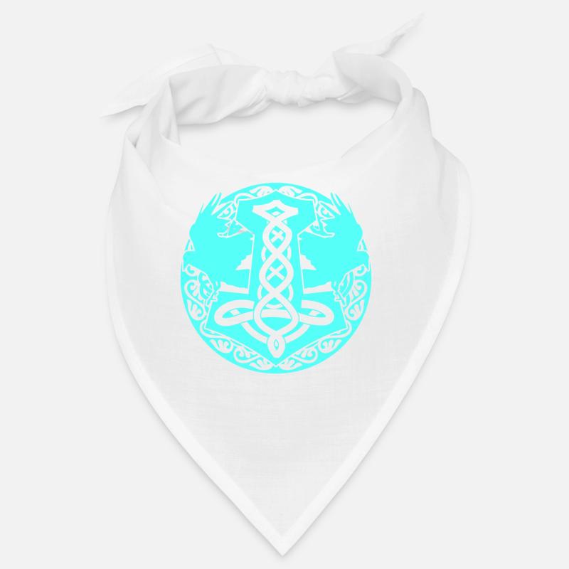 Raben Wikinger Krähen Schmuck Rabe Bandana