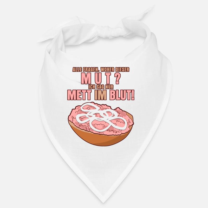 Mettbrötchen Mettfleisch Hack Mett Bandana