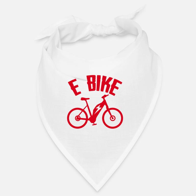 EBike elektrisches Fahrrad E-MTB E-Bike - Bandana - Weiß