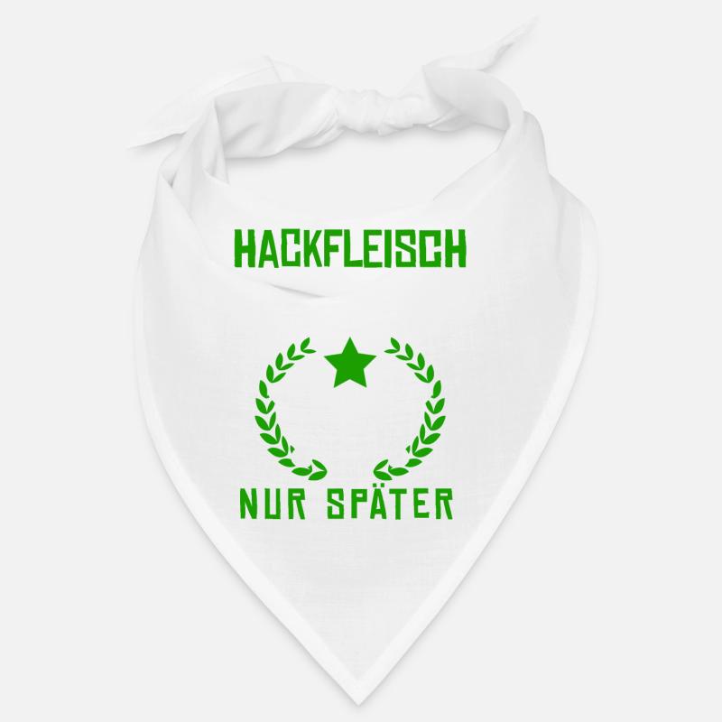 Metzger Fleischer Hackfleisch kneten Bandana
