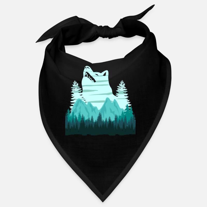 White Shepherd Mountains Shepherd Dogs Bandana