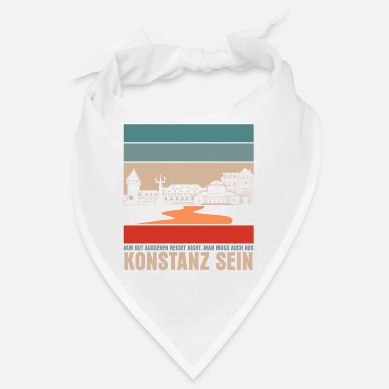 Konstanz Bodensee Witz Konstanzer - Bandana - Weiß