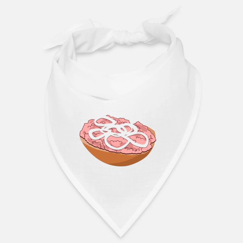 Mettigel Hackfleisch Mett Mettbrötchen Bandana