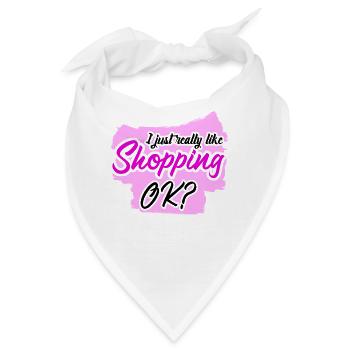 Shopping - Bandana - Weiß - Vorne