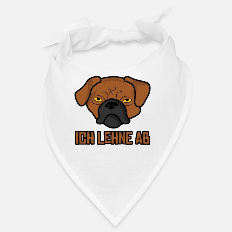 Ich lehne ab Hund Bandana