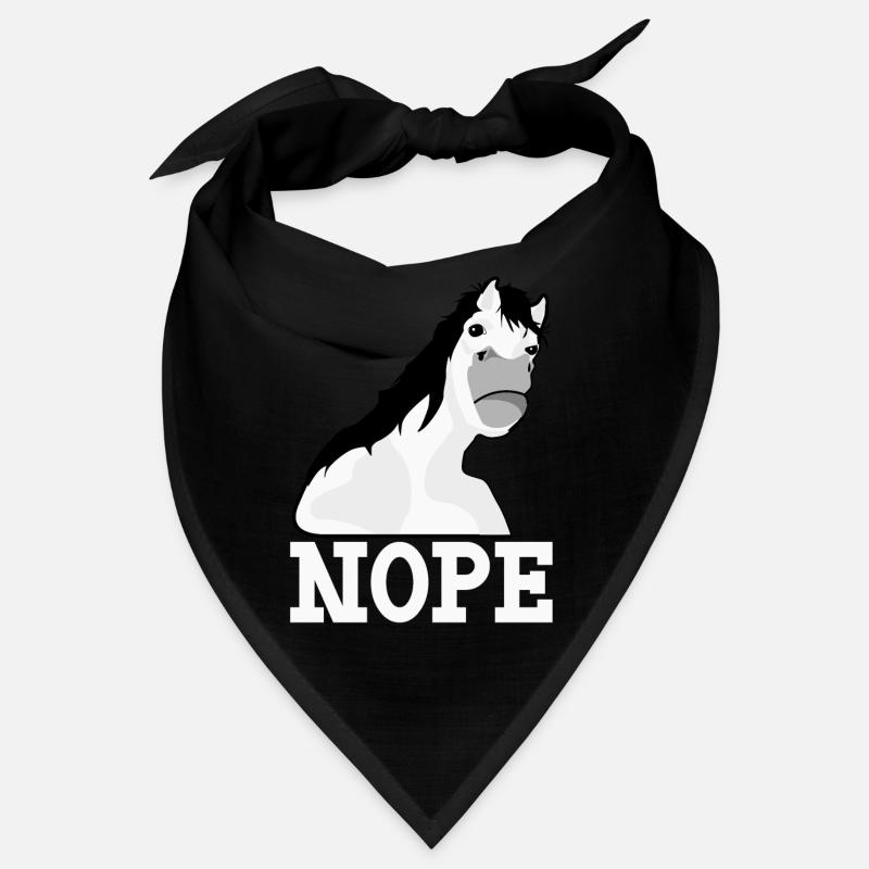 Cheval pas de rejet de protestation non contre Bandana