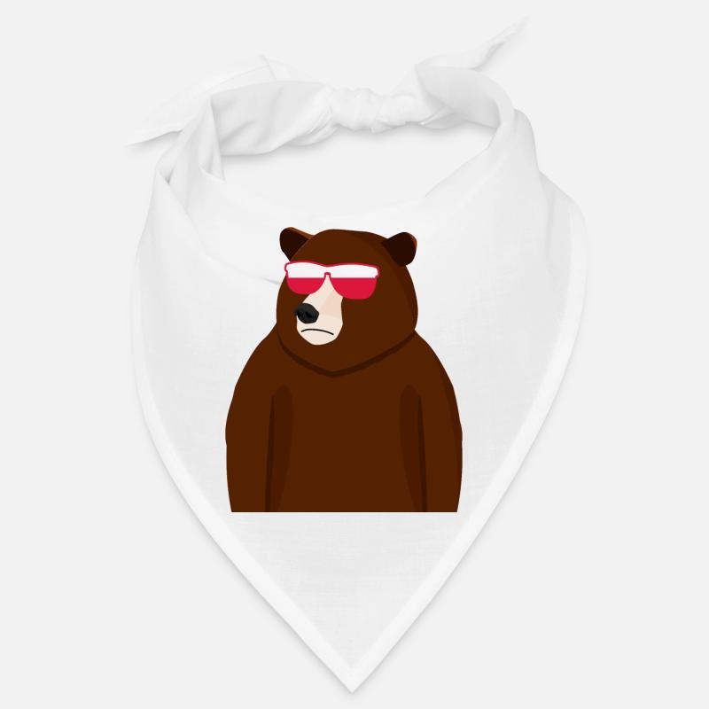 Drapeau polonais Pole Bear Pologne Bandana