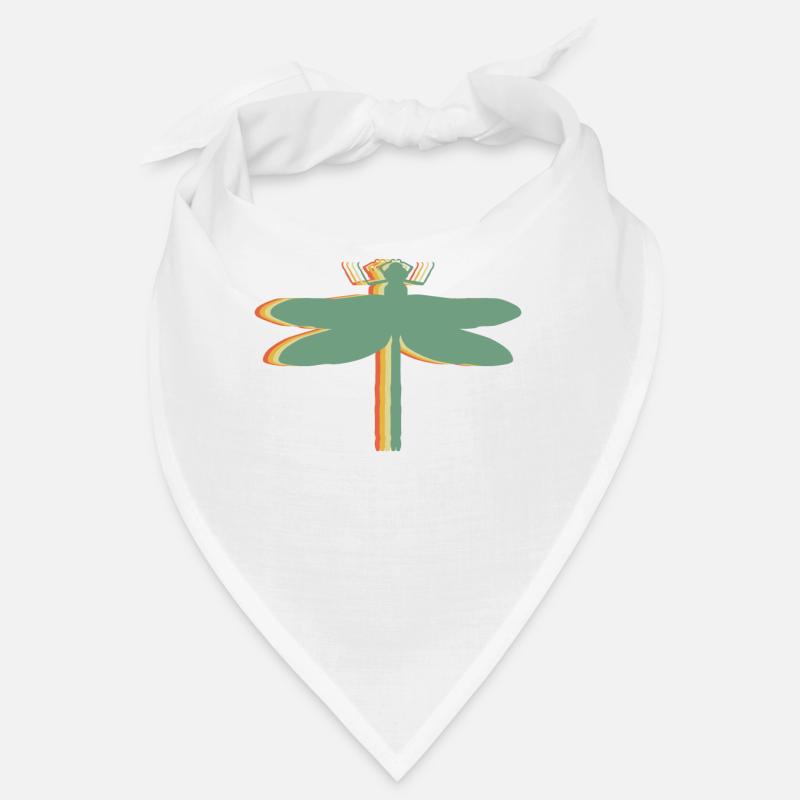 Libellules insectes rétro Libellule Bandana