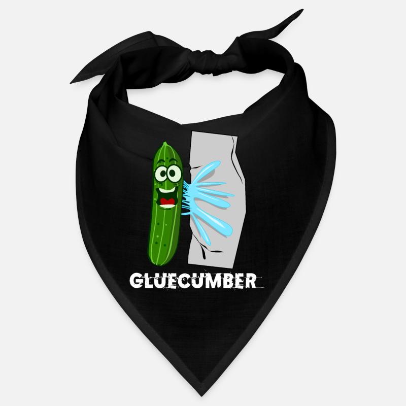 Gurke mit Kleber Gluecumber Gurken Bandana