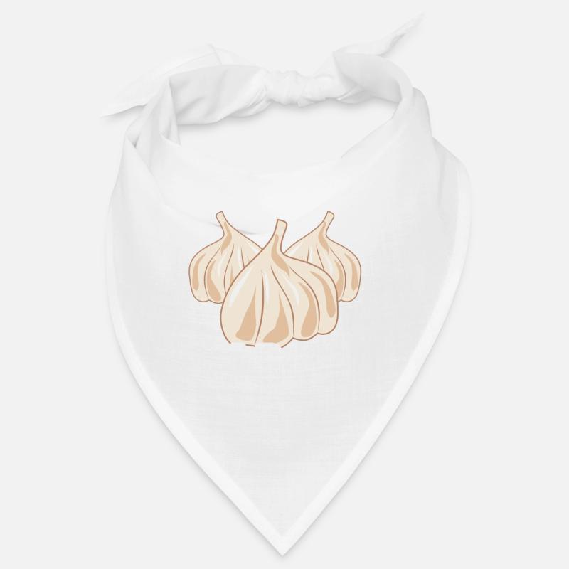 Cuisson de la gousse d’ail - Bandana - blanc