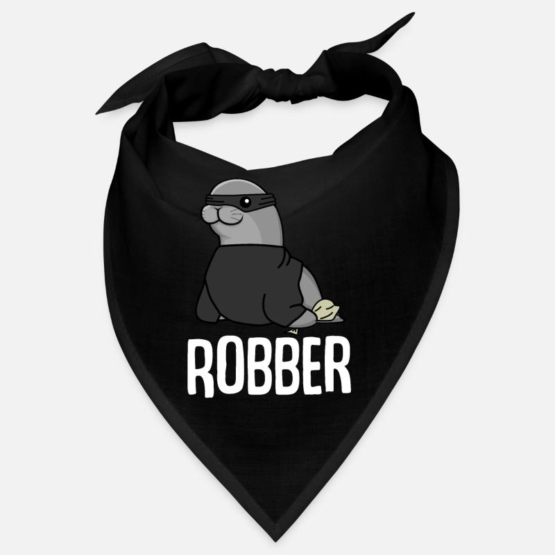seal, thief, robber, burglar, seal; Bandana