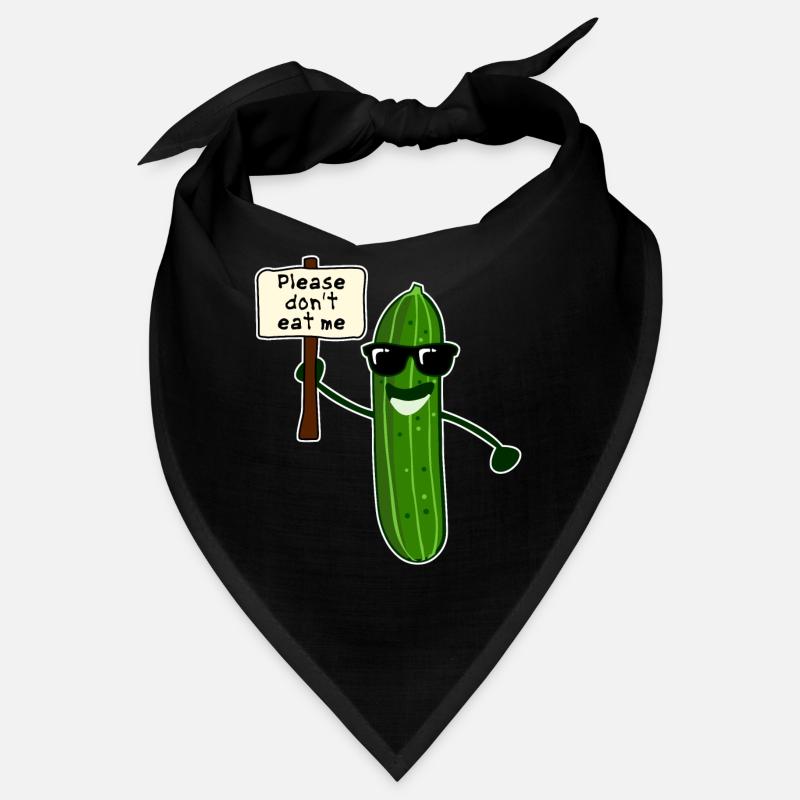 Gurke mit Sonnenbrille Gurken Bandana