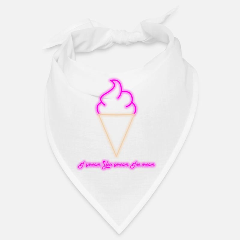 Eis Eiscreme Spruch Eisbecher Bandana