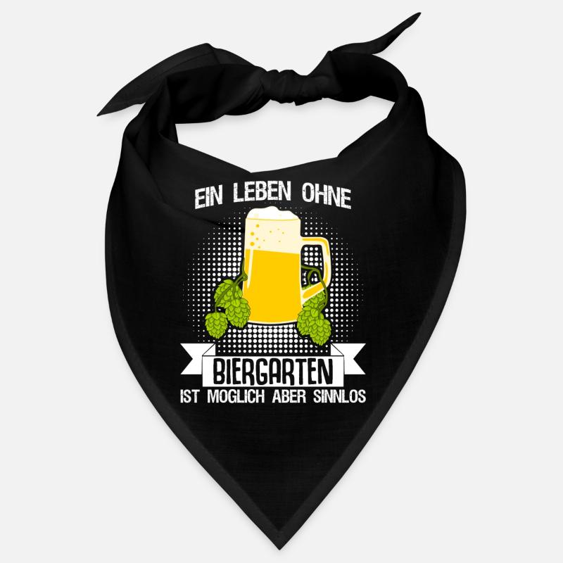 Biergarten Biertrinker Bier Bierkrüge Bandana