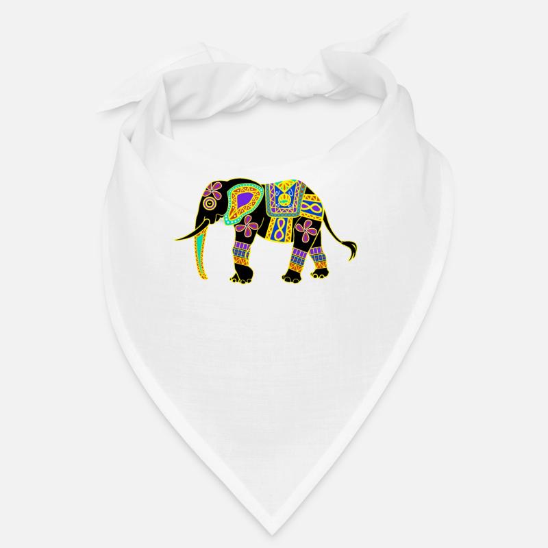 Elefanten bunter Elefant Bandana