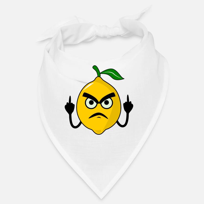 Lemon Middle Finger Lemon Bandana
