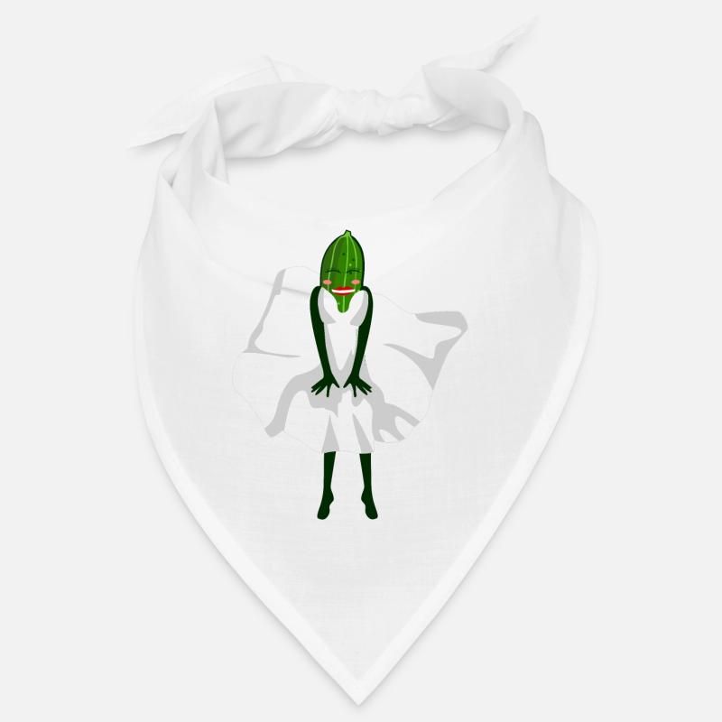 Gurke mit Kleid Gurken Bandana