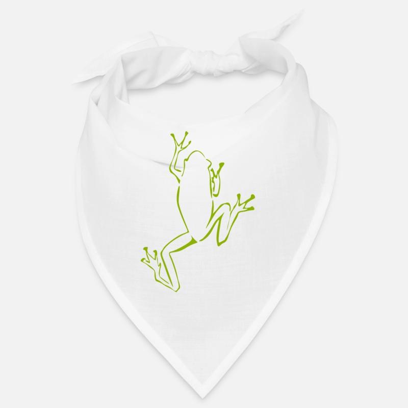Frog Frogs - Bandana - white