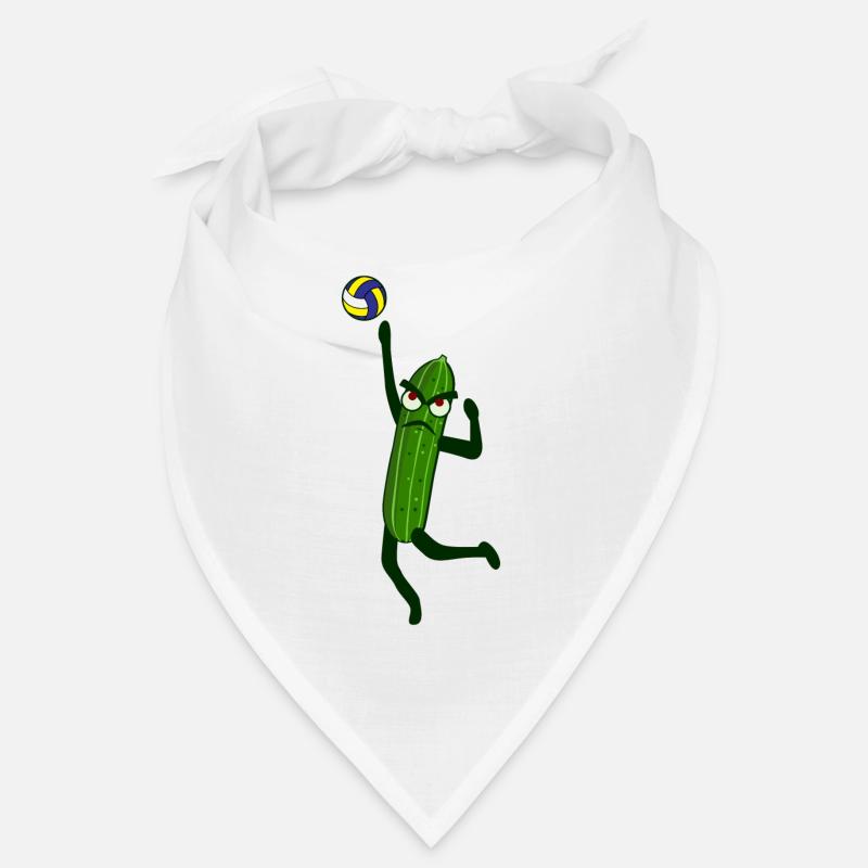 Gurke Beach Volleyball Gurken - Bandana - Weiß