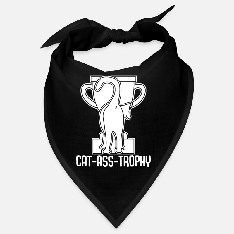 Chat par derrière Bandana