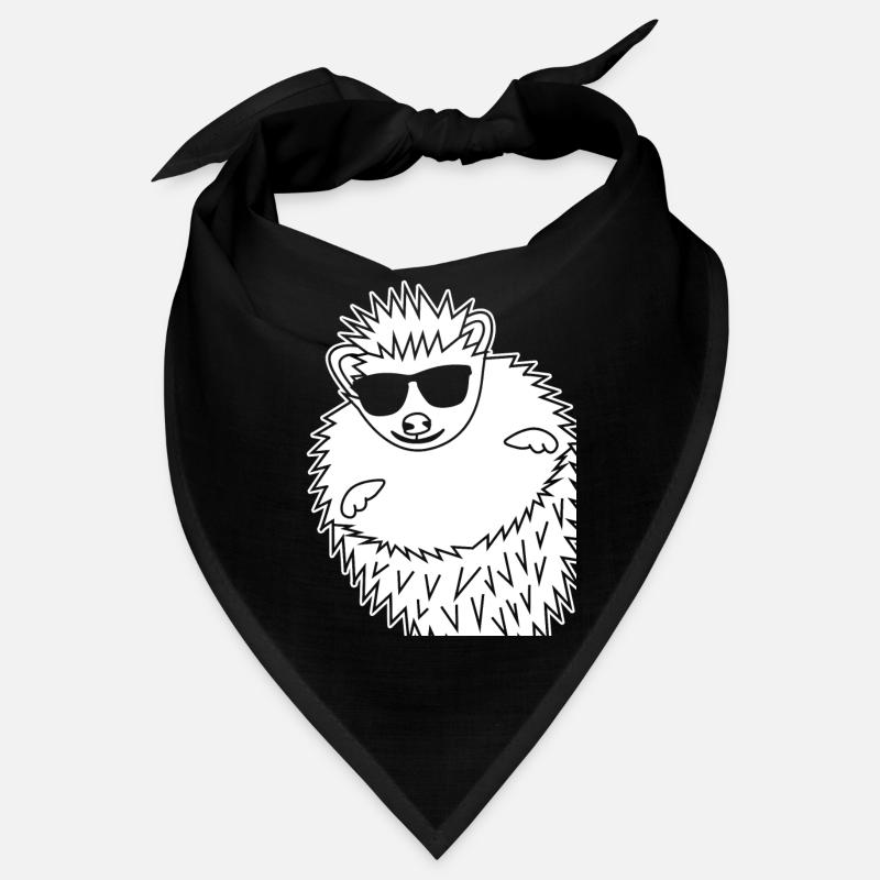 Hérisson avec lunettes de soleil Hérissons Bandana