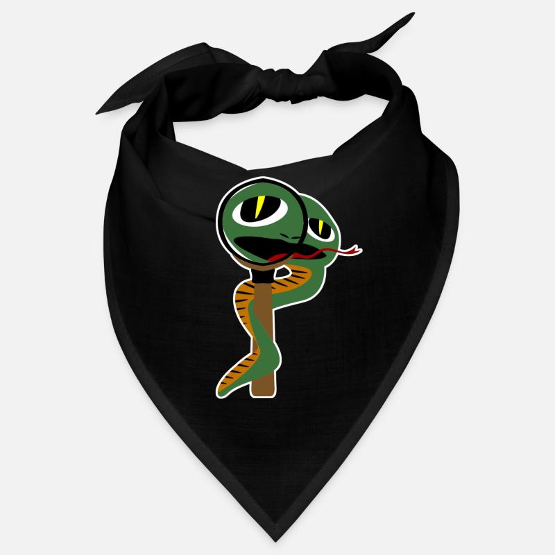 Serpent Drôle Reptiles Serpents Bandana