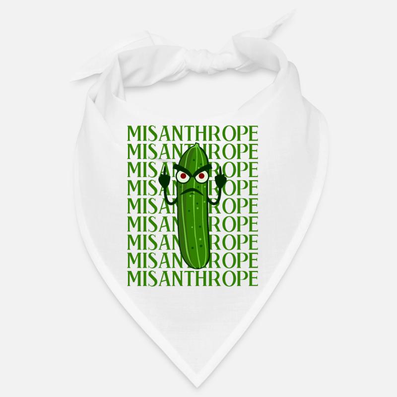 Misanthrope Grumpy Cucumber Dislike Bandana