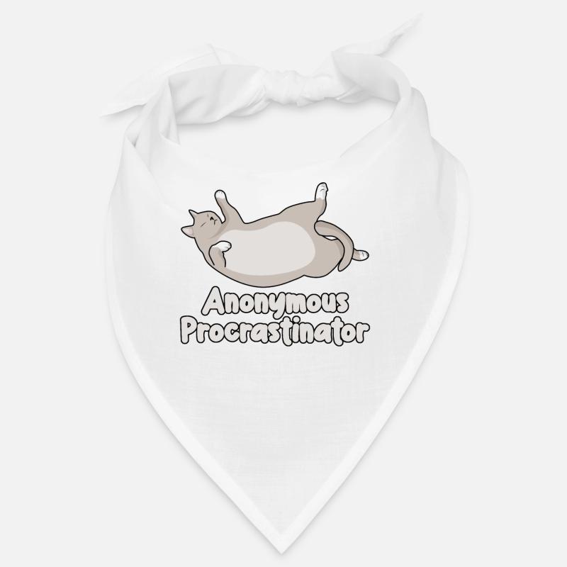 Cat Procrastinators Procrastinating Cats Bandana