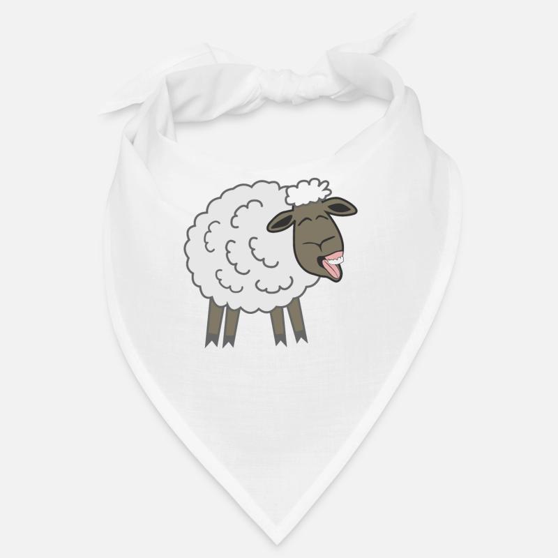 Smiling Sheep - Bandana - Weiß