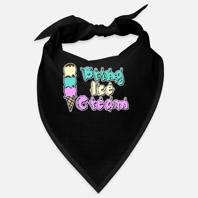 Coupe de crème glacée Crème glacée Bandana