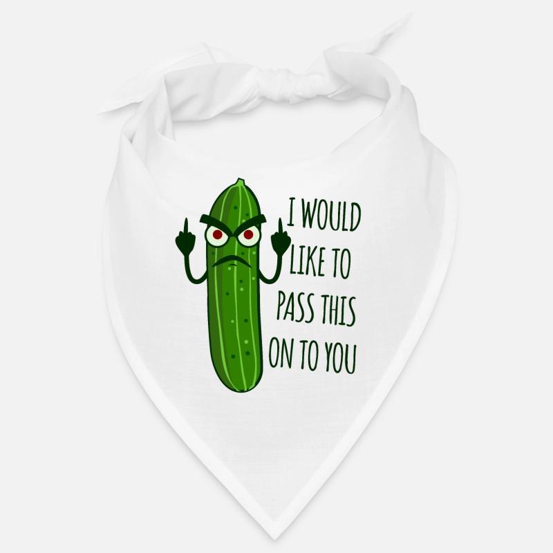 Cucumber Grumpy Misanthrope Bandana