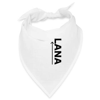 Lana Anal Sex schönes Shirt - Bandana - Weiß - Vorne